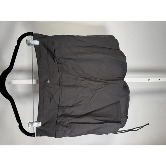 NWT Halara Black 2-in-1 Skort Size XL High Waist Built In Shorts Side Drawstring - Picture 6 of 8